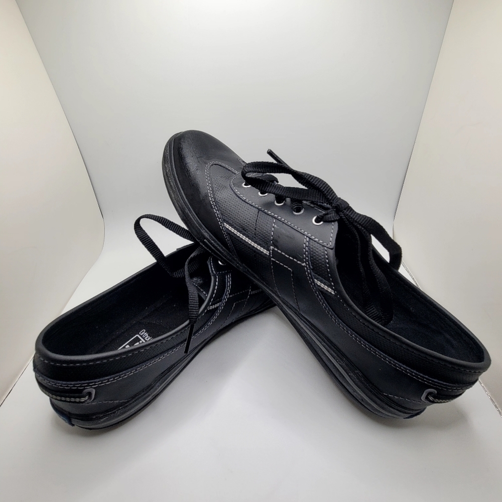 Keds Size 10 Ortholite Memory Foam "Craze T-Toe" black sneakers